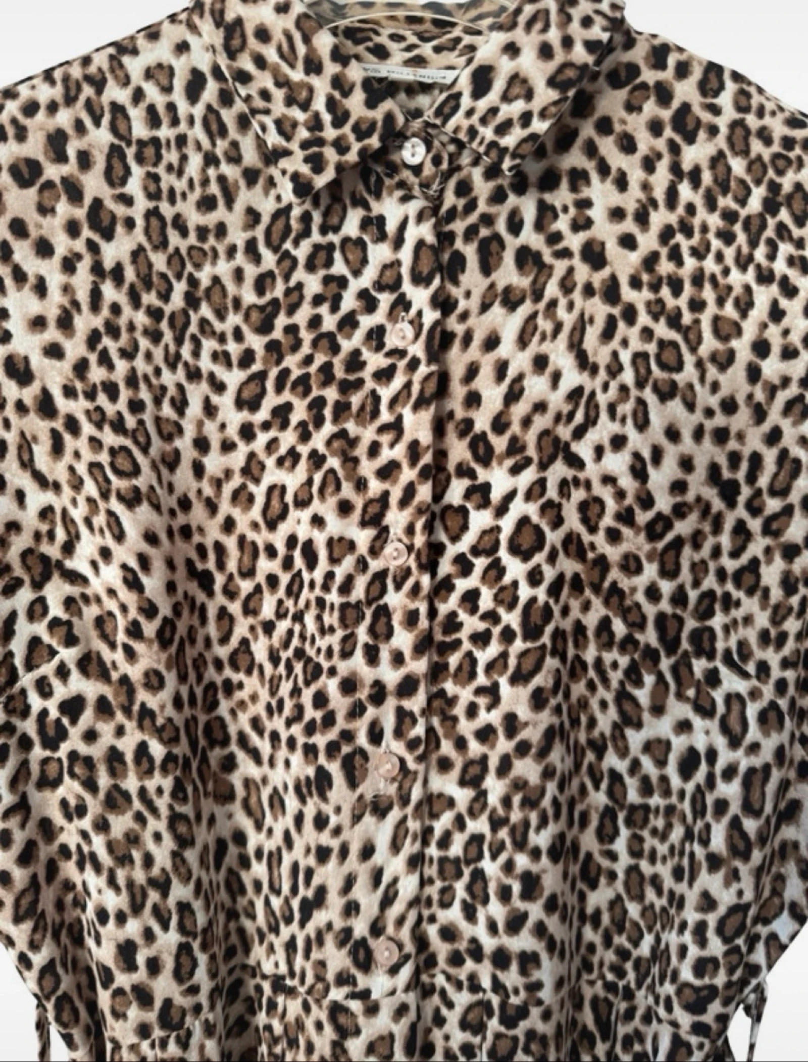 Millenium maxi dress leopard print with tie belt size M – photo 6